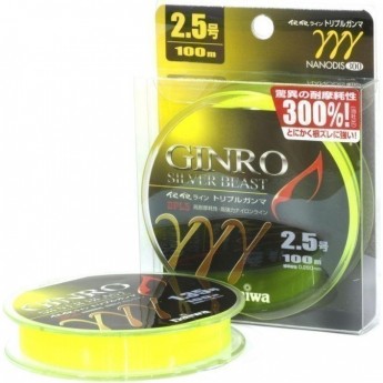 Монолеска DAIWA GINRO TRIPLE GANMA 2.5-100 зелено-желтая 0745 Монолеска DAIWA GINRO TRIPLE GANMA 2.5-100 зелено-желтая 0745